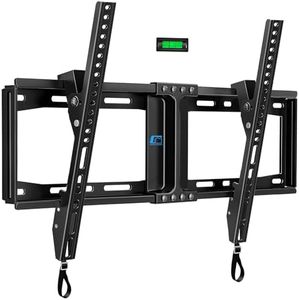HOME VISION Heavy Duty Tilt TV Wall Mount for Most 32-86 Inch Flat TVs, Max VESA 600x400mm, 165LBS Loading, Low Profile Tilting Wall Mount TV Bracket Fits 16/18/24 Inch Studs, Anti-Glare HV9601