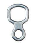 Edelrid Bud Descender Eight (Slate) - Abseiling and Belaying Tool (110g) - EN 15151-2 Certified