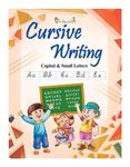 InIkao Cursive Writing Book on Capital & Small Letters for Kids Age 3+ Years | Trace and Write Handwriting Practice Workbook on English Alphabet Cursive Capital & Small Letters