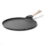 CAROTE Egg Omelette Pan, 4-Cup Nonstick Egg Frying Pan, Egg Skillet for Breakfast, Pancake, Plett, Crepe Pan, Suitable for All Hobs & Induction (28CM)