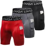 Lixada Men's Compression Shorts Per