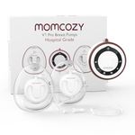 Momcozy Hospital Grade Breast Pump V1 Pro Hands-Free, Double Electric Breast Pump Portable, Smart Touch Screen with 45 Pumping Combinations, Wearable Pump with 4 Flange Sizes