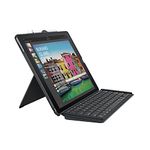 Logitech iPad Pro 12.9 inch Keyboard Case | SLIM COMBO with Detachable, Backlit, Wireless Keyboard and Smart Connector