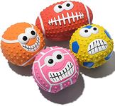 Royale Cat Baseball, Soccer, Volleyball, Rugby, Teeth Polishing, Dental Toy, Durable, Lack of Exercise, Stress Relief, Educational Toy, For Puppy Dogs, Small Dogs,-1 Piece Color May & Pattern May Vary