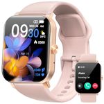 Smart Watch for Men Women, 1.85" HD Fitness Tracker with Bluetooth Answer/Make Calls, 120+ Sport Modes, Heart Rate/Sleep Tracker, IP68 Waterproof Fitness Watch, Smartwatch Compatible Android iOS