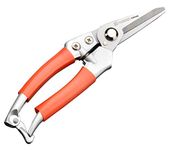 Harden 8” (200mm) Professional Stainless Steel Trimmer Garden Pruner Shear - Zinc Alloy Handle, Safety-Lock Design, Spring Design - 630416