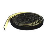 uxcell Black 5m 16.5ft Length 9mm Width Car Audio Speaker Sealing Tape