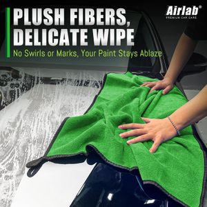 Airlab XXL Microfibre Car Drying Towel 90x60cm – Extra Thick, Dual-Sided, Ultra Absorbent
