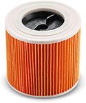 Kärcher Original Cartridge Filter KFI 3310: 1 piece, custom-fit for Kärcher Wet and Dry Vacuum Cleaners and Carpet Cleaners, SKU 2.863-303.0