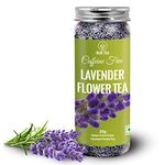 BLUE TEA - Lavender Tea - 30gm - 30 Cups | Diwali Gifts | CALMING TEA | Herbal Tea - Flower Based - Vegan - GMO-Free - Caffeine-Free - 100% Natural | Reusable Pet Jar