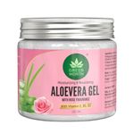 Green worth Pure Aloe vera Gel with Natural Rose | for Face, Glowing Skin and Hair | Paraben Free | 200 Gm