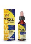 Rescue Night Dropper (10ml), For A Natural Night's Sleep, Natural Flower Essences, Helps Switch Off From Repetitive Thoughts, Disconnect from Distractions, Night Support, Aid a Restful Night