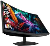 SCEPTRE Curved 24-inch Gaming Monitor 1500R DisplayPort HDMI X2 Eye Care 100% sRGB Build-in Speakers, 1ms 100Hz Machine Black 2024 (C248W-FW100T Series)