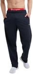 Champion Men's Open Bottom Jersey Pant, Navy, Large