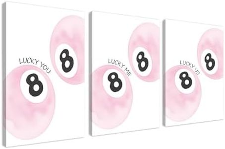 Trendy Pink Bow Wall Art Decor Set of 3, Inspirational Bible Verse Posters, Framed Aesthetic Prints Gifts for College Teen Girls Bedroom, Bathroom, Dorm (Pink 3, 24" x 36")
