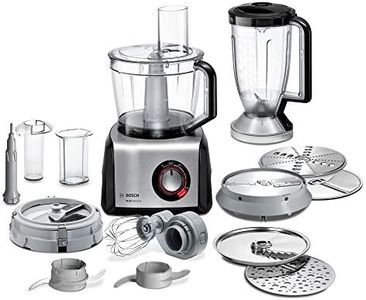 Bosch Multifunctional Food Processor with a Power of 1250 W MC812M865, Stainless Steel/Grey