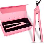PYT Pro Hair Straightener - Ceramic Flat Iron for Professional Styling. 150 W Power Output, Adjustable Temperature Suitable for All Hair Types. Straighten, Curl or Wave. Bubble Gum yum (Pink)