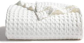 Bedsure Cooling Cotton Waffle Weave