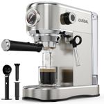 DUSSAL Espresso Machines 20 Bar, Professional Coffee Maker with Steam Milk Frother, 36oz Removable Water Tank, Stainless Steel Espresso Machine for Cappuccino, Latte, American, Gift for Dad, Mom