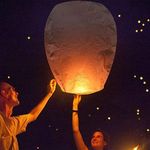 ACTIMOB 10 ECO Memorial Flying Chinese Sky Lanterns (Set of 10) - 100% Biodegradable, Environmentally Friendly Lanterns!