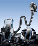 APPS2Car Gooseneck Truck Phone Holder, Suction for Van, Windscreen Dashboard Mount, Long Arm Gooseneck Adjustable Mobile Cradle, Universal Hands Free Vent Stand for iPhone Samsung etc