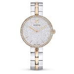 Swarovski Cosmopolitan Pavé Clear Crystals in a Rose Gold Tone Casing and Adjustable Bracelet Strap, from The Cosmopolitan Collection