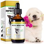 Yeast Infection Treatment for Dogs,2 Fl Oz / 60ml Yeast Infection Treatment Drops,Supports Healthy Itch Relief, Inflammation Relief, Allergy Relief & More, Dog Yeast Ear Infection Treatment