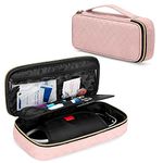 Damero Stethoscope Case, Stethoscope Carrying Case Compatible with 3M Littmann/ADC/Omron Stethoscope and Accessories for Nurses, Pediatric Doctor or Medical Students, Misty Rose