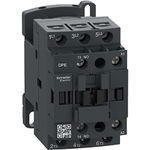 Schneider Electric - Easy TeSys DPE IEC Contactor - Non Reversing Contactors for Resistive Load & Motor Control Applications up to 18A/690V AC,7.5HP at 480V AC 3 Poles (3NO),120V 50/60Hz Coil,DPE18G7