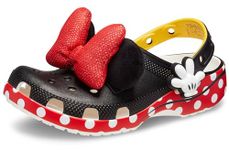 Crocs Unisex-Child Disney Mickey Mouse and Minnie Mouse Clogs, Multi/Minnie, 7 Toddler