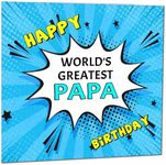 Papa Birthday Card - World's Greate