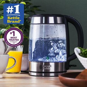 Russell Hobbs Glass Kettle 1.7L – Fast Boil, Stainless Steel