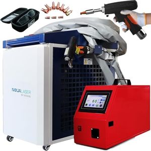 4 In1 Laser Welding Machine for Metal | Laser Welder/Cutter/Rust Removal/Cleaner Single Swing Laser Welder Handheld Welder Gun | Mig Fiber Laser Welder & Auto Wire Feeder | 380V Class 2 (0.87mW)