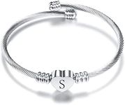 FGT Initial Letter S Cuff Bracelet 