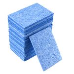 uxcell Soldering Sponge 50.4x35.2x2.9mm for Iron Tips Cleaner, Rectangle Blue 20pcs