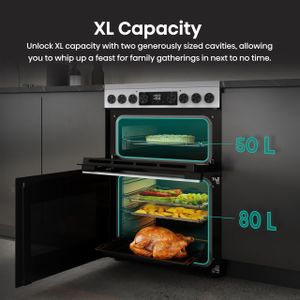 Hisense 60cm Electric Cooker – Hi6 Max, White