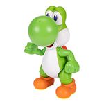 Super Mario Let's Go, Yoshi! 12-Inch-Tall Interactive Action Figure with 20+ Iconic Sounds & Music - Officially Licensed by Nintendo