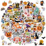 200Pcs Halloween Stickers, Halloween Themed Pumpkin Stickers Waterproof Holiday Party Stickers Vinyl Stickers Pack for Water Bottle, Skateboard, Laptop, Windows Party Decoration Stickers for Kids