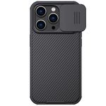 Nillkin Case for Apple iPhone 14 Pro (6.1" Inch) CamShield Pro Camera Slider Double Layered Protection TPU + PC Black Color