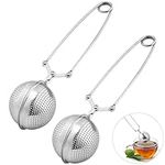 2 PCS Tea Strainer, Loose Leaf Tea Infuser, Tea Strainers for Loose Tea, Stainless Steel Long Handle Tea Leaf Strainer, Loose Leaf Tea Strainer for Loose Leaf Tea or Herbal Tea