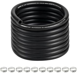 EVIL ENERGY 3/8" Transmission Cooler Hose 20FT, SAE J1532 250 PSI Power Steering Hose for Transmission, Engine & Hydraulic Oil Cooling Systems