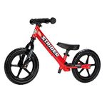 Strider 12” Sport Bike, Red - No Pedal Balance Bicycle for Kids 18 Months to 5 Years - Includes Safety Pad, Padded Seat, Mini Grips & Flat-Free Tires - Tool-Free Assembly & Adjustments