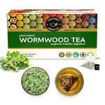 TEACURRY Wormwood Tea (1 Month Pack, 30 Tea Bags) - Helps with Digestion, Ulcer and Liver Care – Premium Himalayan Artemisia