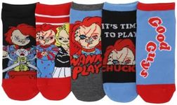 Bioworld Chucky & The Bride Of Chucky Women’s 5-Pair Ankle Socks