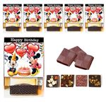 Expelite Unique Birthday Party Cartoon Return Gifts For Kids Children Girls Boys In Bulk|Set Pack Of 15|Mickey Mouse|Party Favors Combo|Chocolate Gift Box For All Age Groups (15),200 Grams