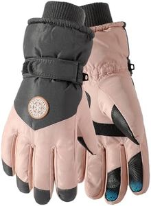 Winter Ski Gloves for Men Women, Waterproof Warm Touchscreen Snow Gloves