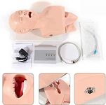 UIGJIOG Intubation of Airway Management Trainer 110-220V Intubation Manikin Training Simulator Airway Management Trainer Intubation Head Teaching Study Model Manikin