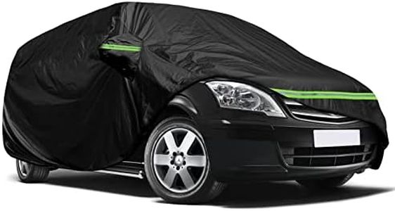 Bâche Voiture Exterieur, Housse de Protection Voiture Remplace pour Mercedes Benz V Classe III W447 SWB 2014-2022, 300D Tous Temps Housse Voiture avec Porte Zippée et Sangle Coupe Vent