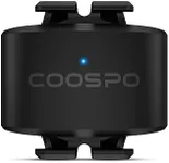 COOSPO Bike Cadence Sensor BK9C, Bluetooth 5.0 ANT+ Cycling Cadence Bicycle RPM Sensor, IP67 Waterproof & 300H Battery, Compatible with Rouvy/Zwift/Peloton/Wahoo APP/GPS Bike Computers