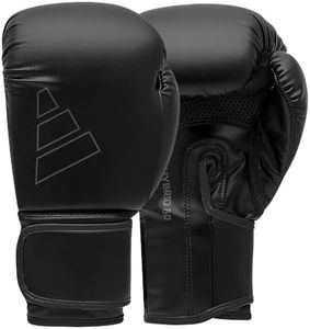 adidas Boxing Gloves - Hybrid 80 - for Boxing, Kickboxing, MMA, Bag, Training & Fitness - Boxing Gloves for Men & Women - Weight (10 oz, Black)